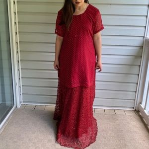 Red Indian/Pakistani Lengha Choli